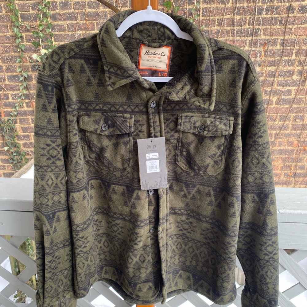 Hawke & Co. Green Patterned Jacket